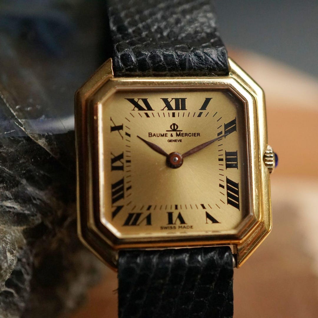 Baume Mercier Ref. 38259 18k Gold Women's Ceinture 24 Mm Manual