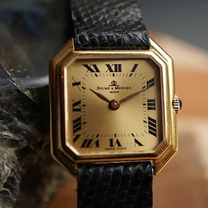 Baume Mercier Ref. 38259 18k Gold Women’s Ceinture 24 mm Manual 1970s