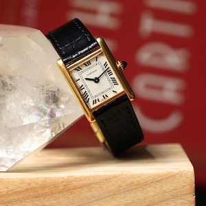 Cartier Tank Louis Audemars Piguet Manual Movement “New York” 18k Gold Women’s 1970s