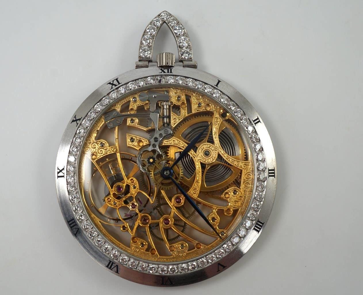 AUDEMARS PIGUET - オーデマ・ピゲ 懐中時計 オーデマ ピゲ 18K スケルトン ダイヤモンド 希少 ヴィンテージ