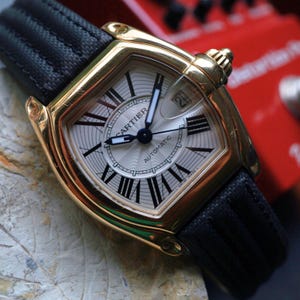 Cartier Roadster Ref. 2524 Uomo Oro Giallo 18k Automatico Data c. 2000