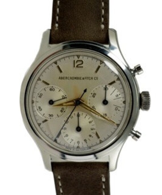 Authentic Heuer Abercrombie Fitch Stainless Steel Chronograph