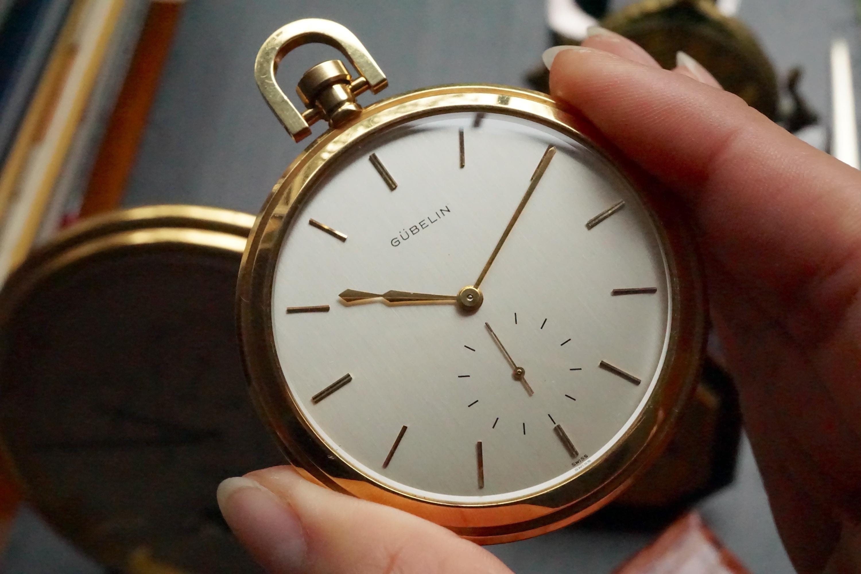 ヴィンテージ レア ギュブラン 18K イエローゴールド ラージ 56 mm  