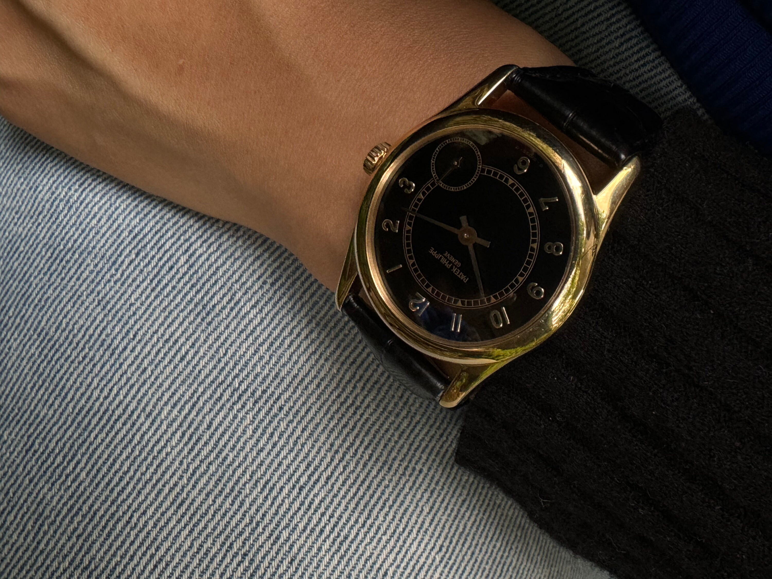 Patek Philippe 5000J Calatrava Oro amarillo de 18 k Automatico con despliegue Patek c. decada de 1990 Etsy Mexico