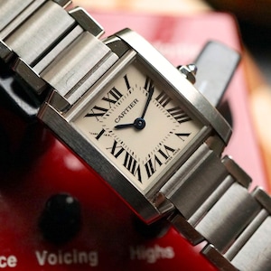 Cartier Tank Française Ref. 2384 Steel Small 20 mm Quartz 2000s