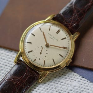 Vintage Patek Philippe (Early 1950s) Ref. 2484– 18k Yellow Gold with Rare “Phillipe” Buckle