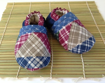 Classic check Baby Booties