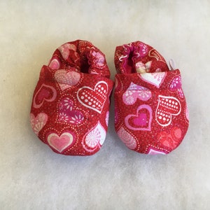 Glitter Heart baby shoes image 1