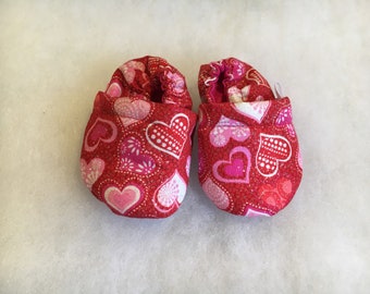 Glitter Heart baby shoes