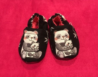 Panda baby shoes