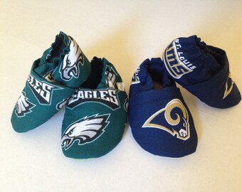 Sports team booties for infant