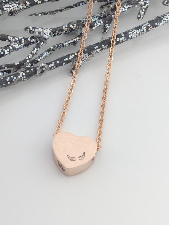 Urn Cremation Jewelry Ashes Necklace 