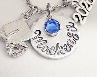 Class of 2026, Graduation Gift, Graduation 2026, Graduation Jewelry, Personalized, Gift for Her, High School, College, Name Jewelry
