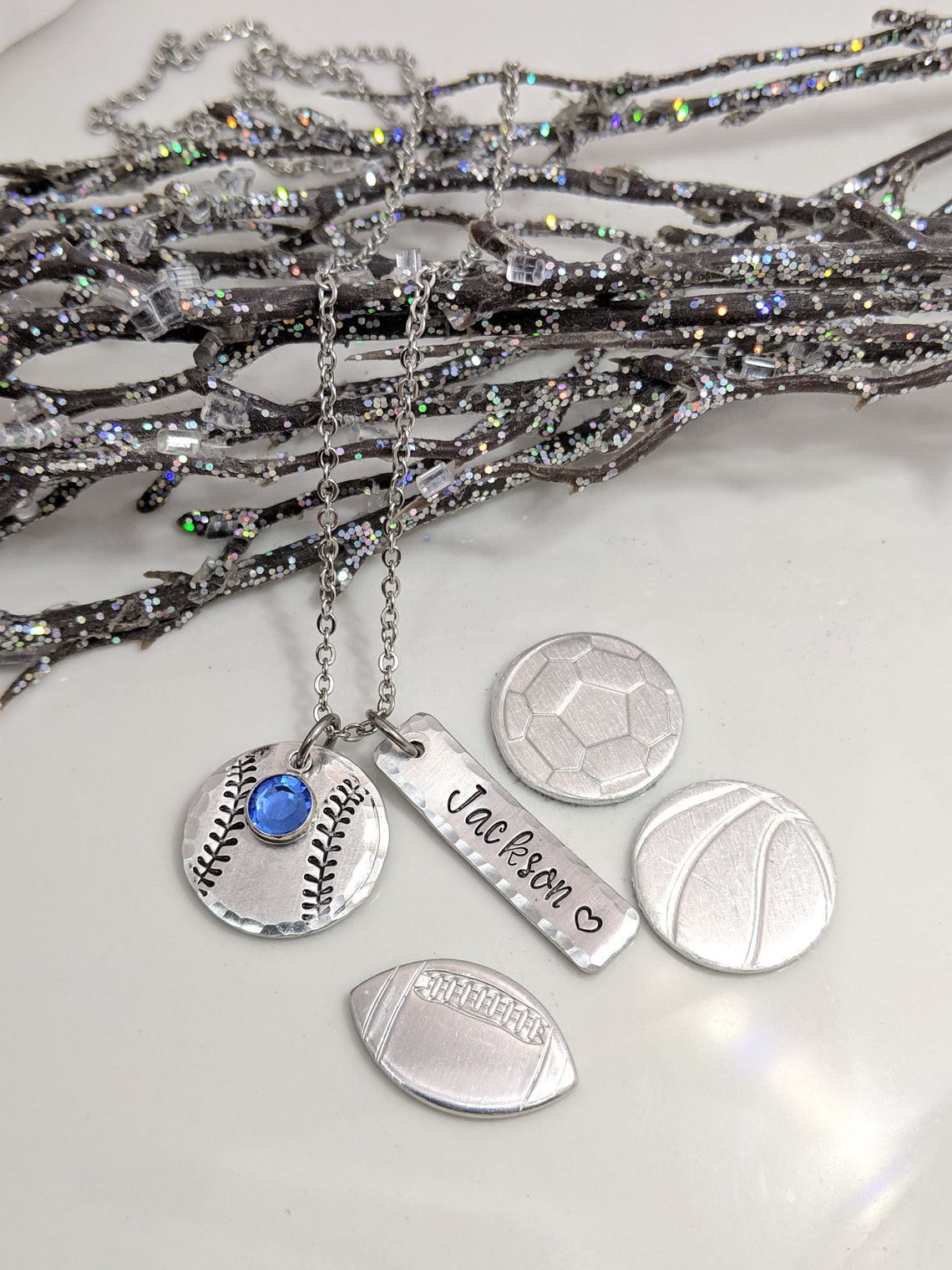 Sports NecklaceFootball JewelryBaseball NecklaceSoccer Etsy