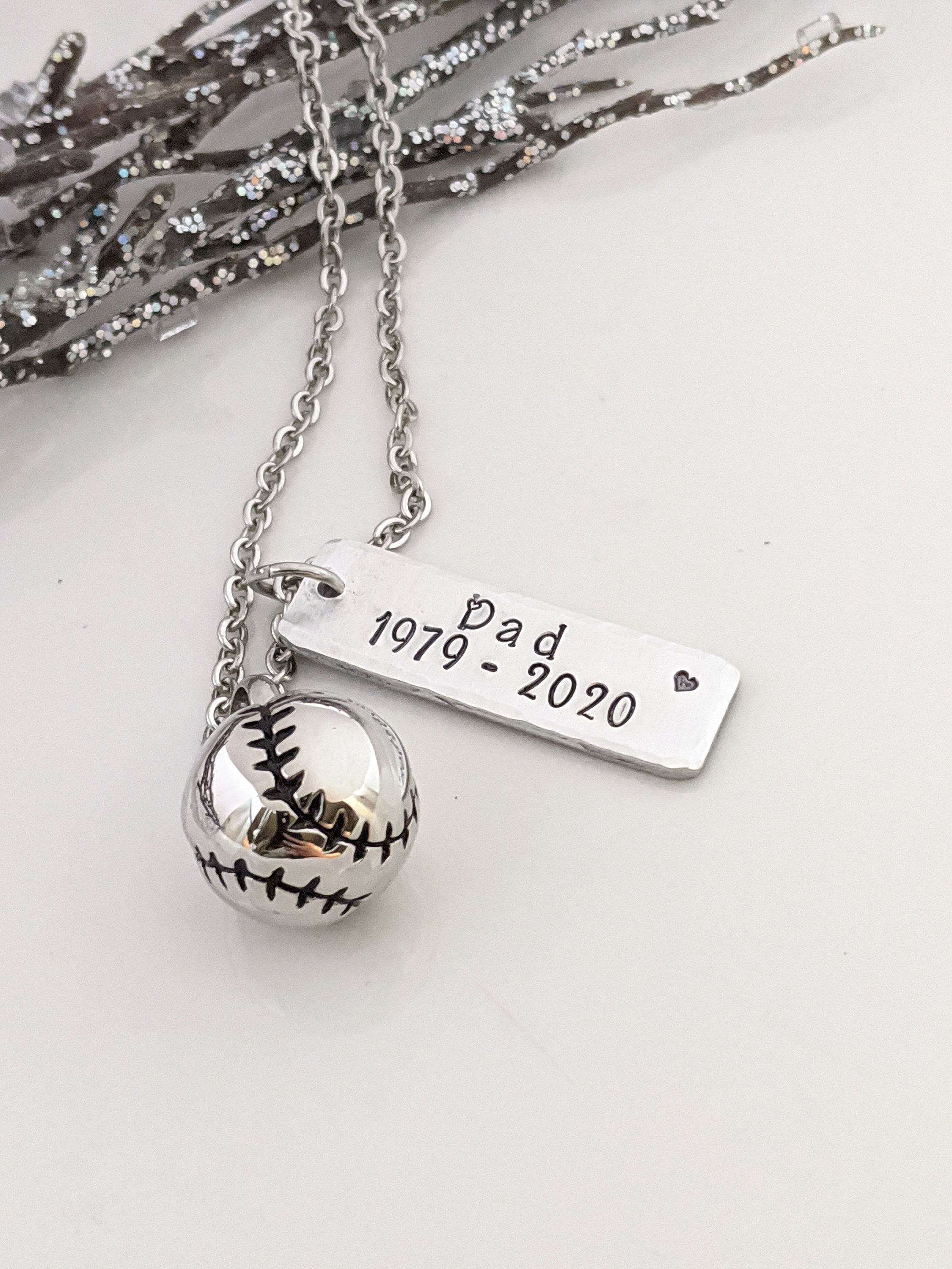 Baseball Lover Urn Cremation Urn Ashes Necklace Keepsake Urn Custom Urn  Personalized Memorial Gift Urn Jewelry Remembrance 