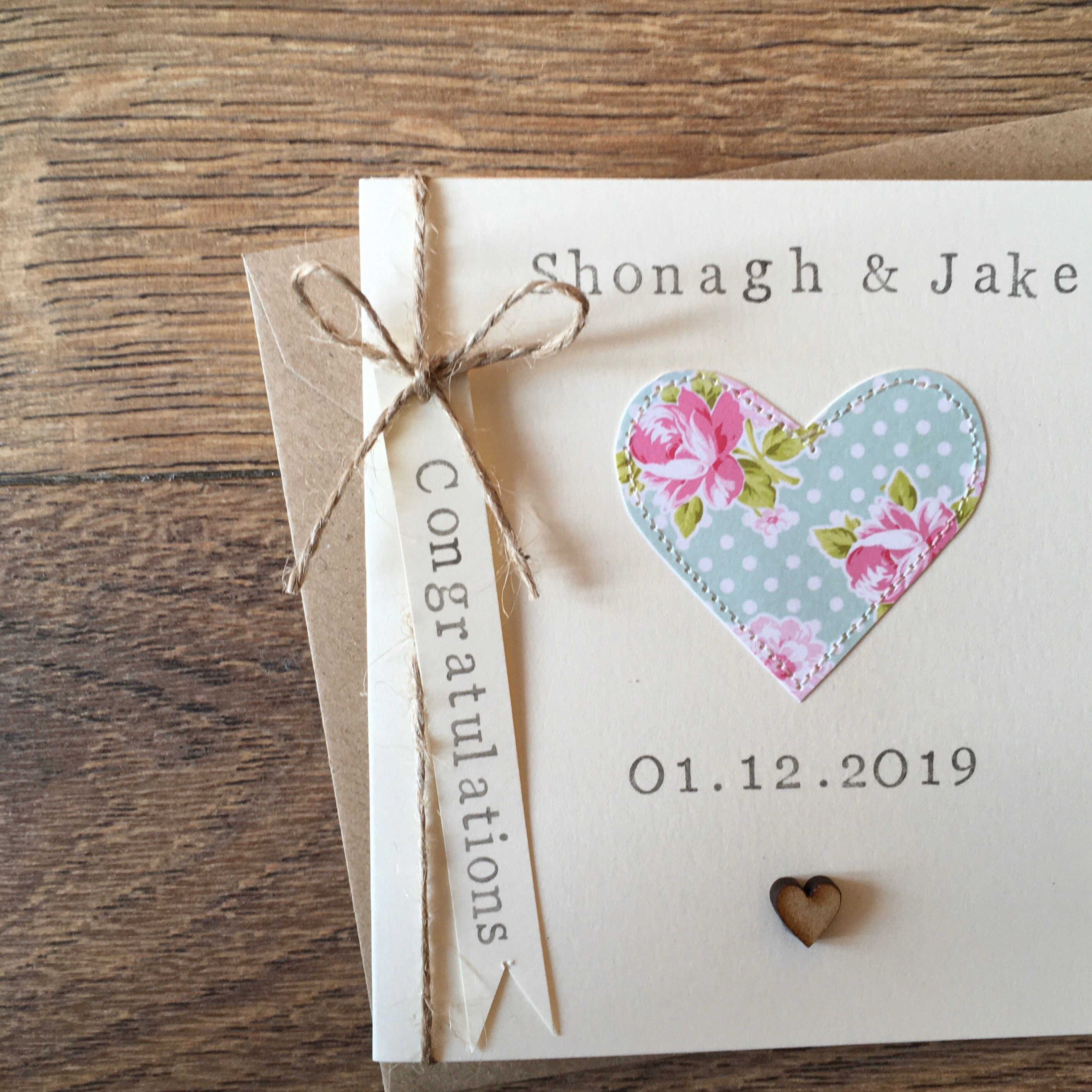 personalised wedding cards