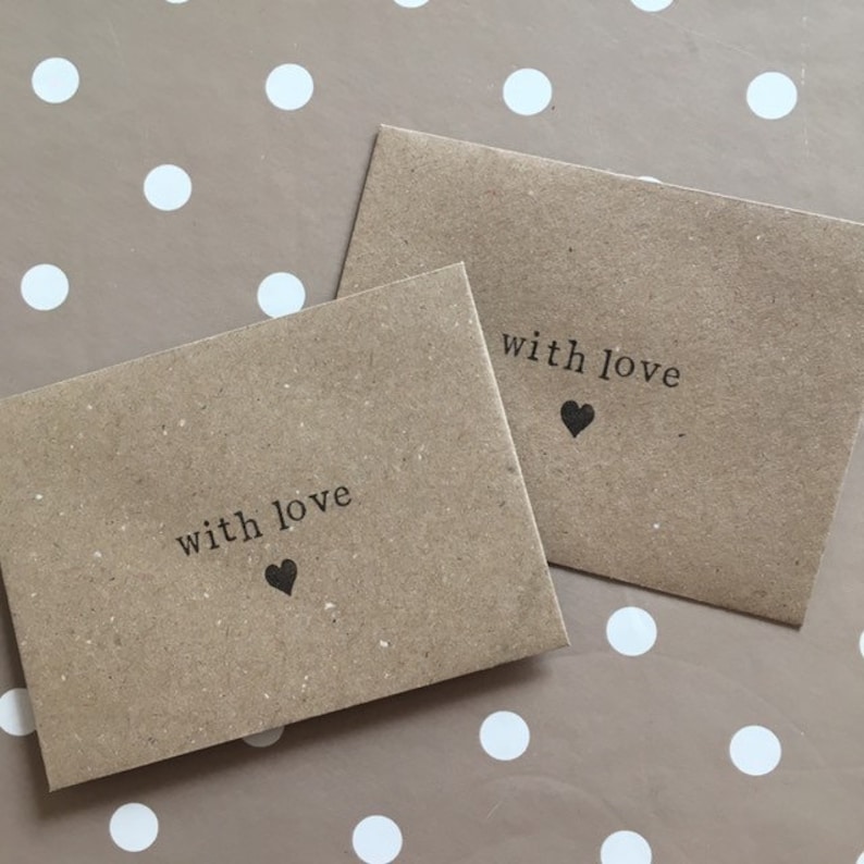 Personalised Wedding Card / Hand Stamped Card / Mr & Mrs Card / Rustic Wedding Card image 5