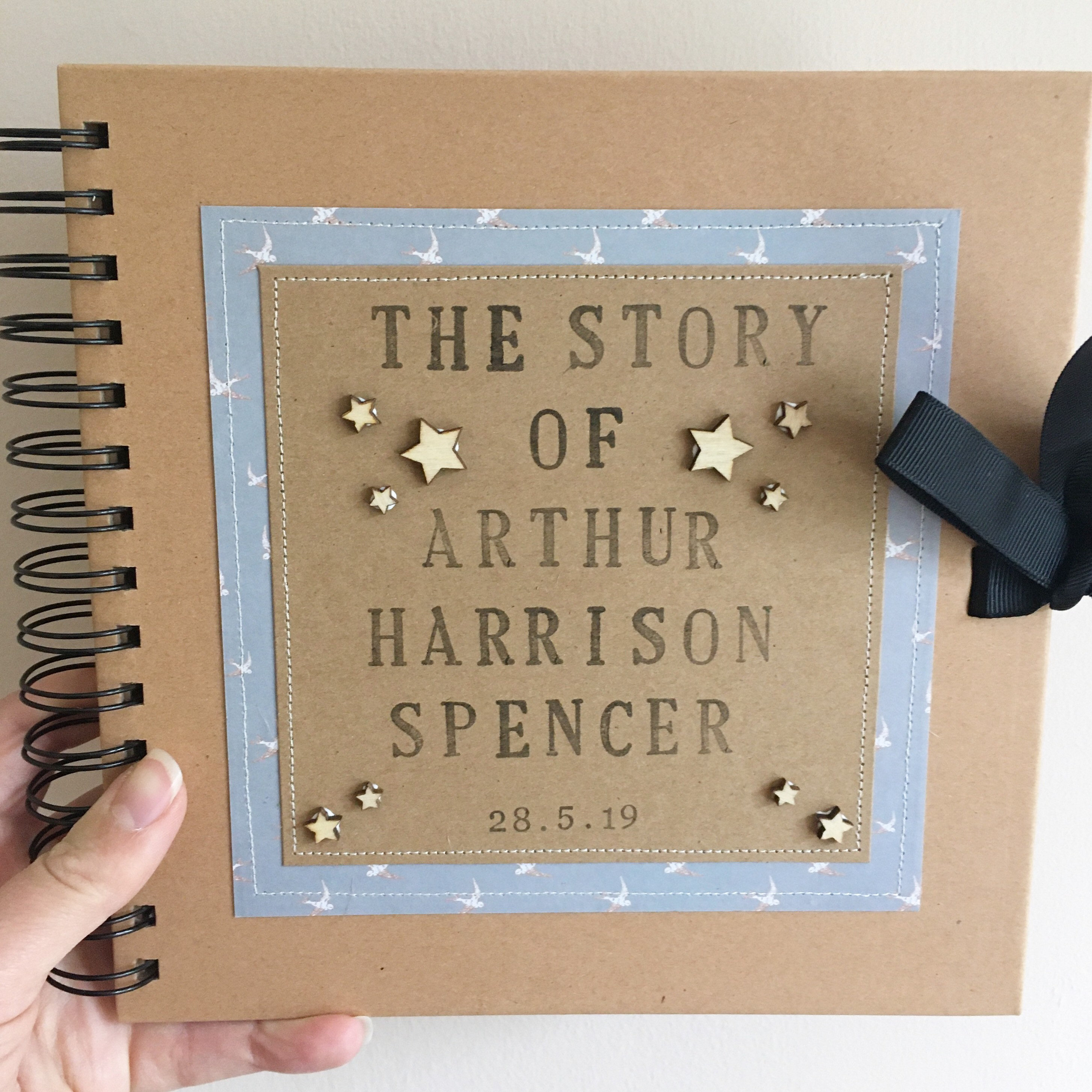 personalised baby shower book