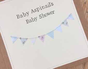 Baby Shower card *new baby, baby boy, baby girl