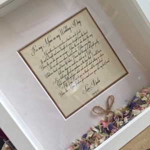 Wedding gift Personalised Wedding Present Wedding Keepsake Vintage Wedding Rustic Wedding image 4