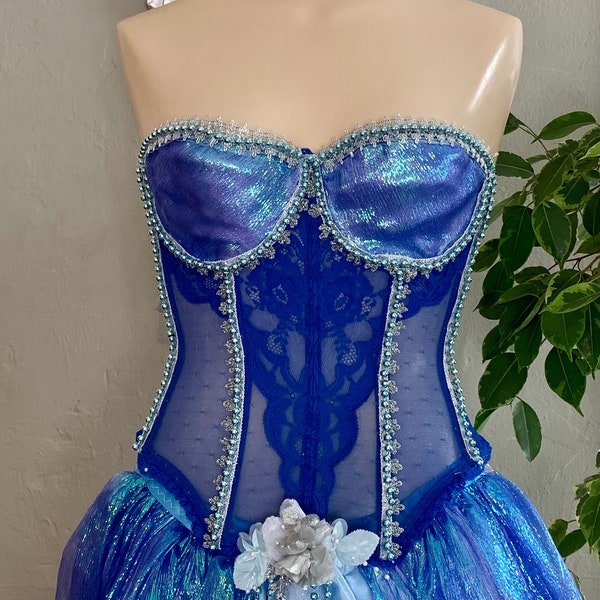 BlueFairy, Sprite, Bustier, Showgirl, Burlesque, Fantasy, Princess