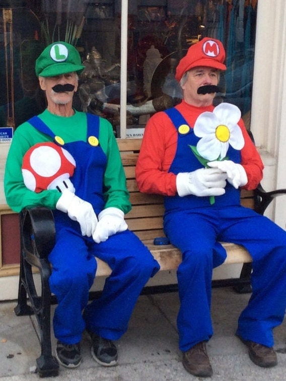 Mario Luigi 2 Costumes Etsy