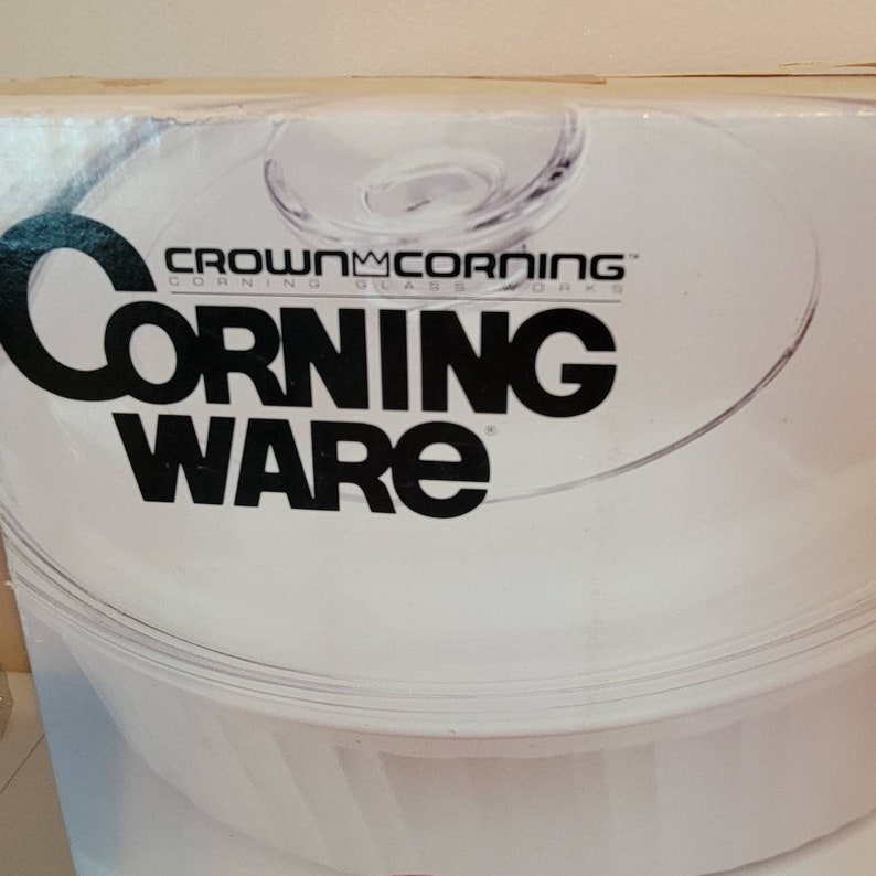 Crown Corningware Corning Ware French White 10 Piece Casserole Set NOS