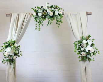 3-pc set of Centerpiece Arch gazebo Decoration Artificial Quality Flowers table centerpiece car decorations