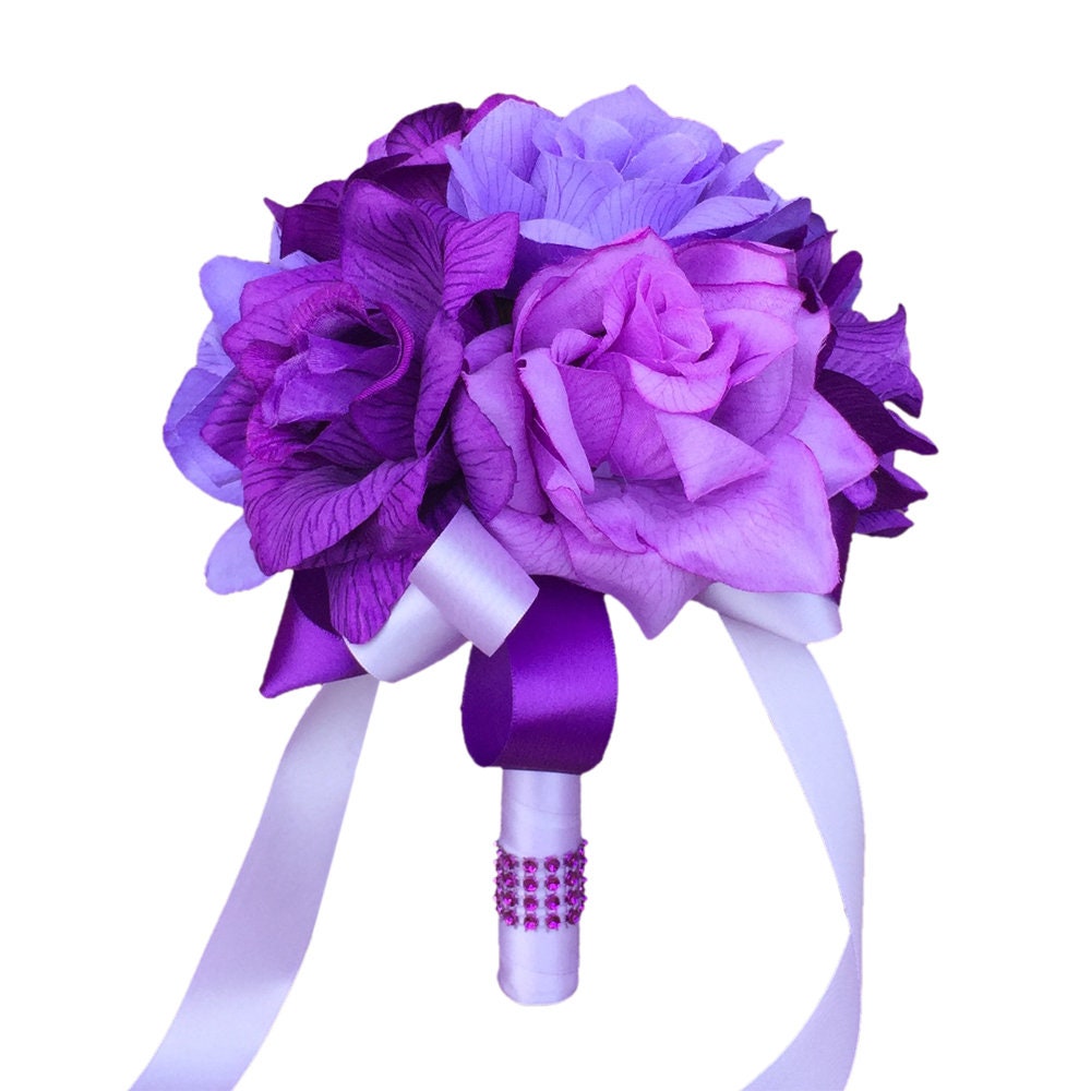 Build Your Wedding Flower Packagepurple Violet Lilac Lavender Etsy