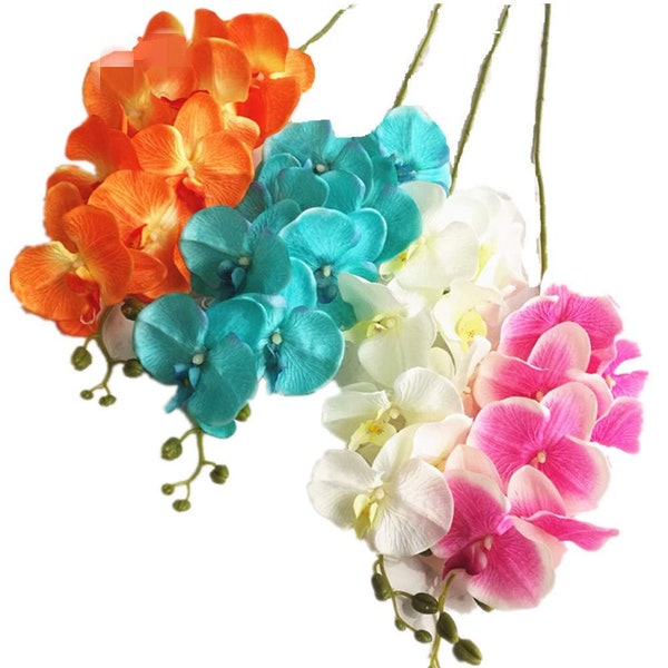 Large Silk Orchid Etsy