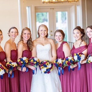 Beautiful Fall Wedding Package Marine Navy, Wine Burgundy, and ...