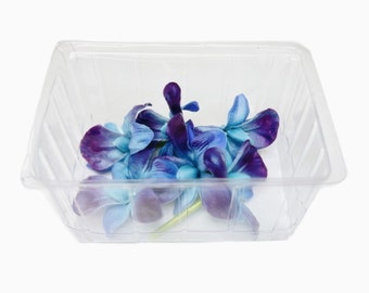 Pack of 6-Real touch Ocean Breeze Galaxy Orchids - DIY cake topper flower crown buquet boutonniere corsages