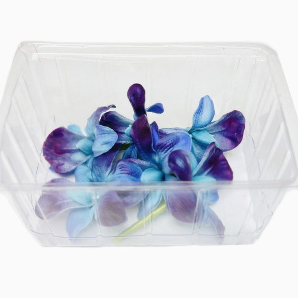 Lot de 6-Real touch Ocean Breeze Galaxy orchidées - DIY gâteau topper fleur couronne buquet boutonnière corsages