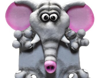 Edgar Elephant Medium Backpack