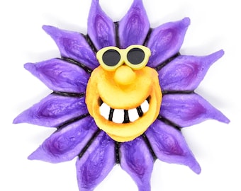 Cheesy Flower Magnet