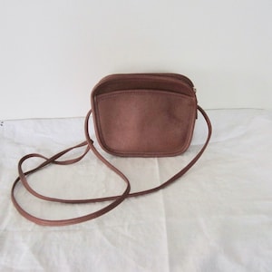A889 良品 USA製 COACH OLD 4949 ヌバック ショルダー レディース] 1990s USA製 オールドコーチ ショルダーバッグ ヌバック