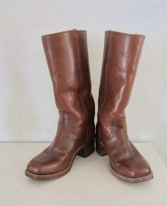 Vintage FRYE Boots Campus Boots Original Brown Fry