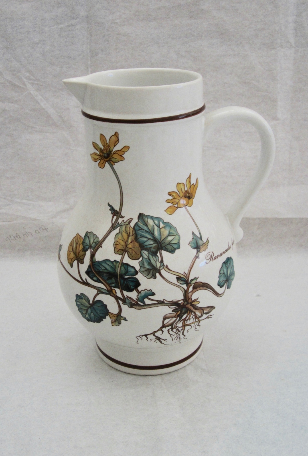 Vintage Villeroy & Boch Botanica Pitcher Villeroy and Boch Floral