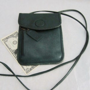 Vintage Coach Pouch USOC Tourist Coach Wallet 657 Green leather Coach Passport Travel Coach Traveler 1996 Olympics Anniversary Coach Bag