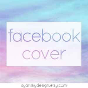 Facebook Page / Group Cover Photo ADD-ON Customized Header - Etsy