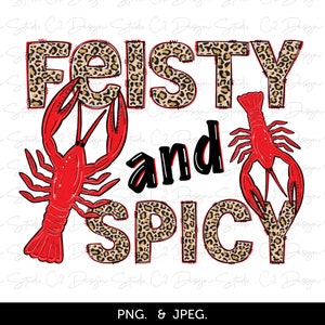 Leopard Crawfish Design Feisty and Spicy