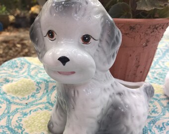 Poodle Puppy Planter by PEW Nursery Office Living Room