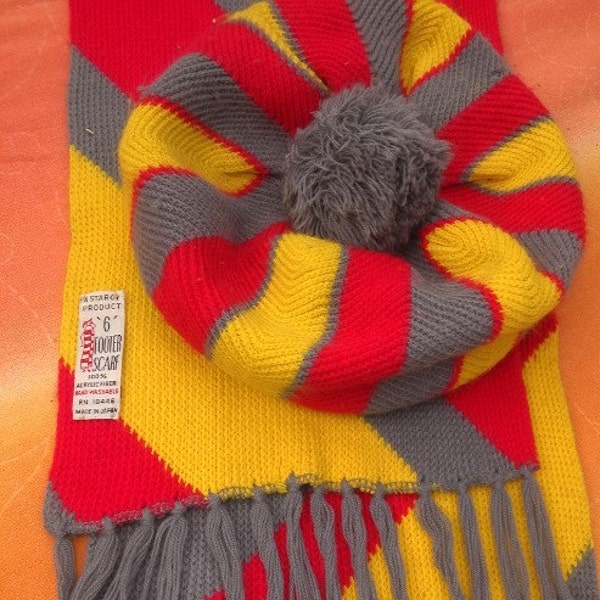 Curling Hat and Scarf vintage Tam o' Shanter