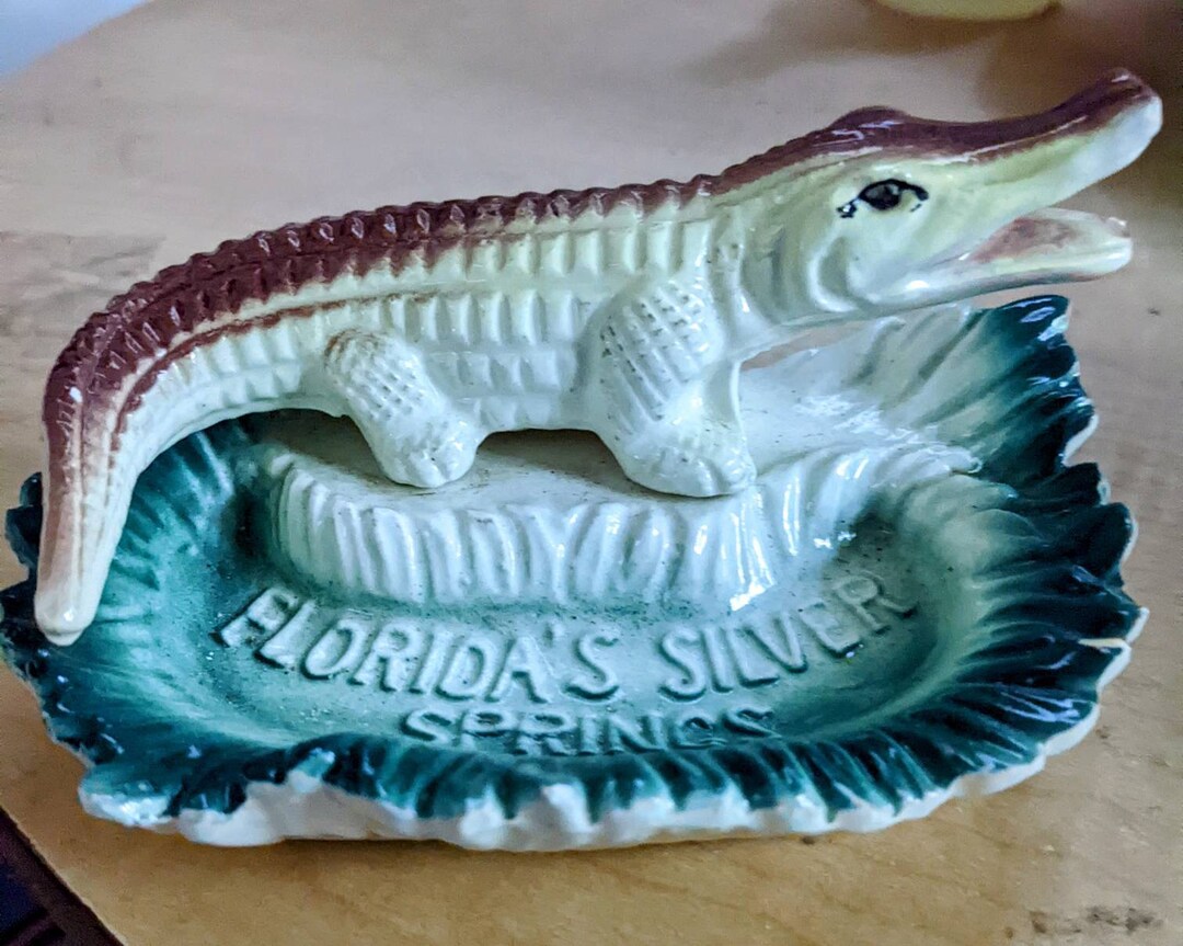 Alligator Ashtray Made in Japan Etsy