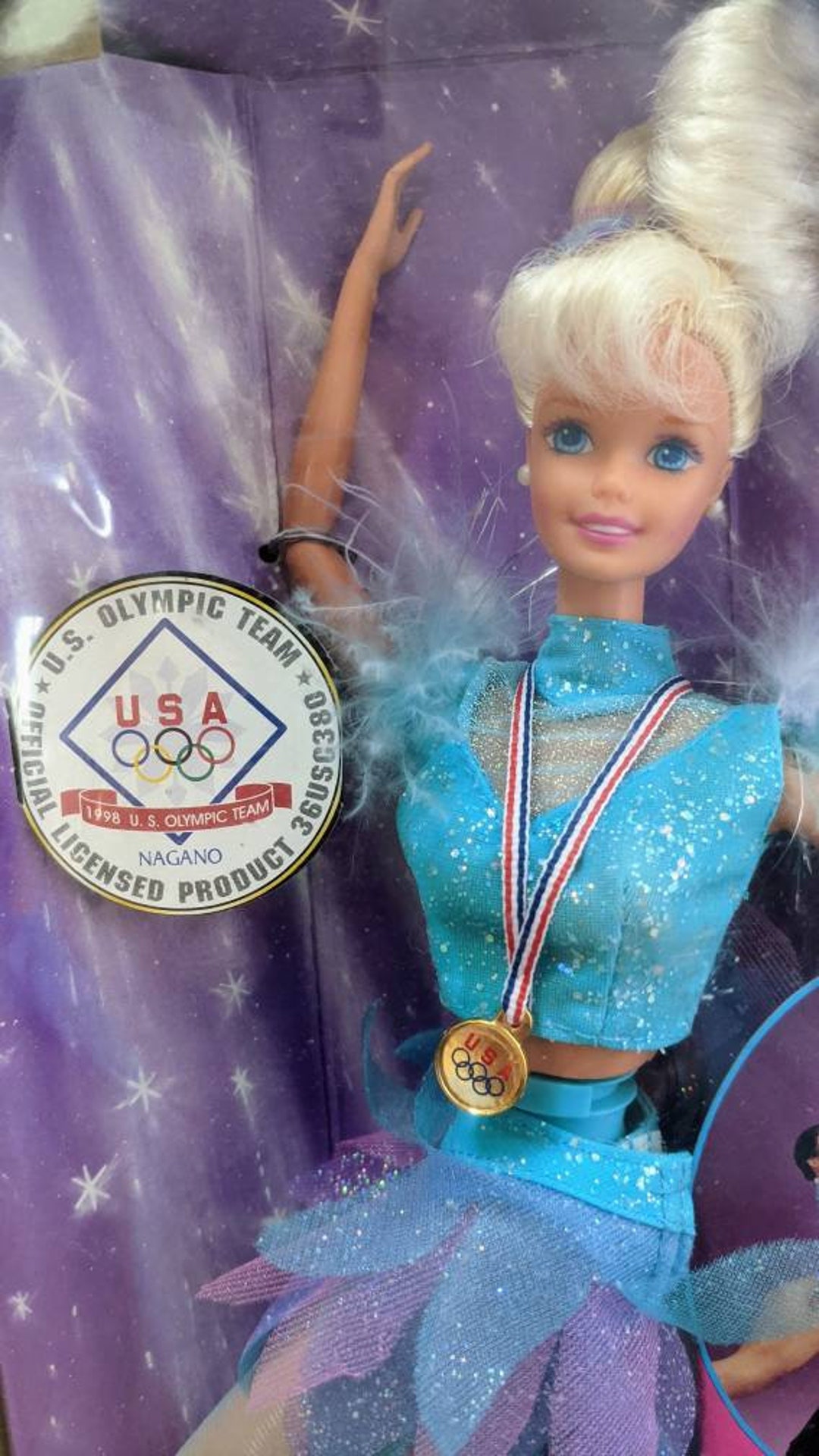 Barbie Olympic Skater in Tara Lipinski Version 1998 Olympics at