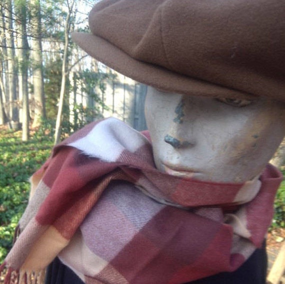 Summer SALE Dickensonian Hat and Scarf Set Cashme… - image 1
