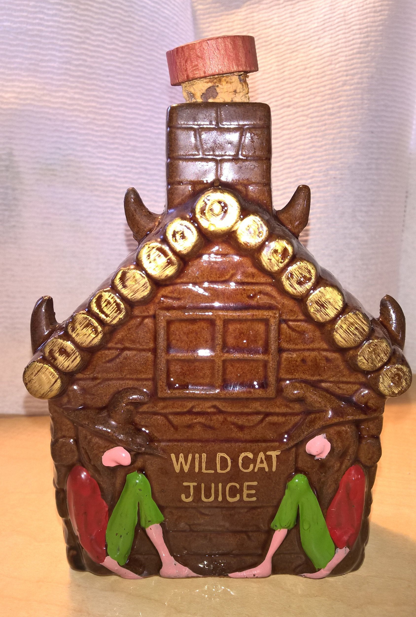 WILDCAT JUICE ビンテージ デカンタボトル 置物 1950〜1960