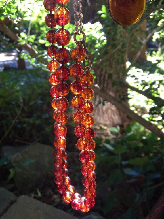 Amber Beads Belt with Gold clasp Vintage Jewelry … - image 3