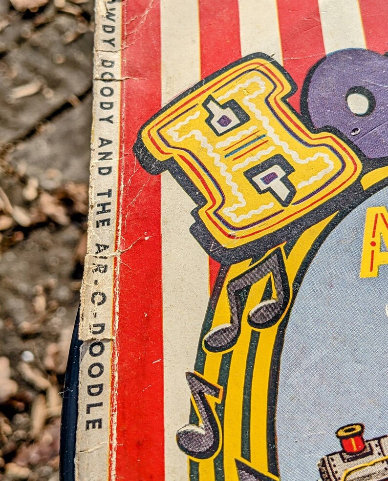 Howdy Note Bad Howdy Doody and the Air-o-doodle Record and Story Book From 1949 With ...