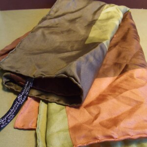 Earthy Colors Vintage Scarf Made in Italy